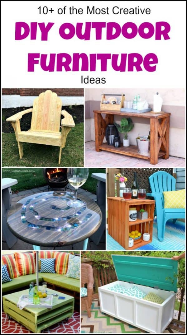 10+ of the Most Creative DIY Outdoor Furniture Ideas