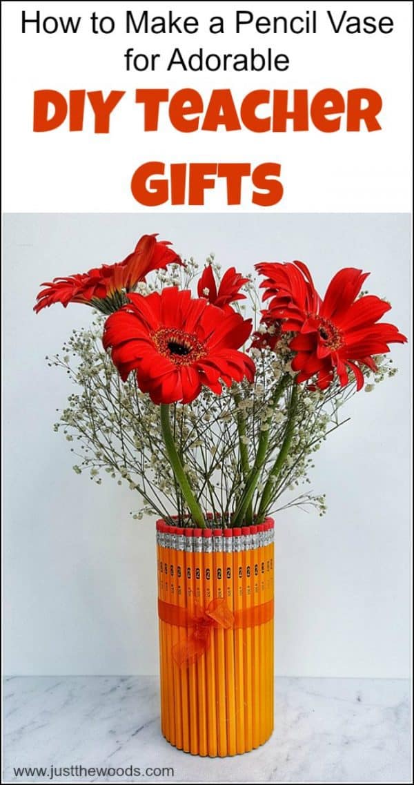 How to Make a Pencil Vase for Adorable DIY Teacher Gifts